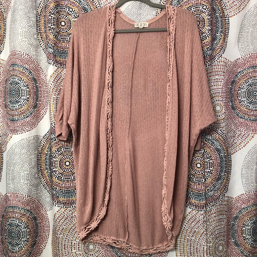 Lovely blush cardigan
